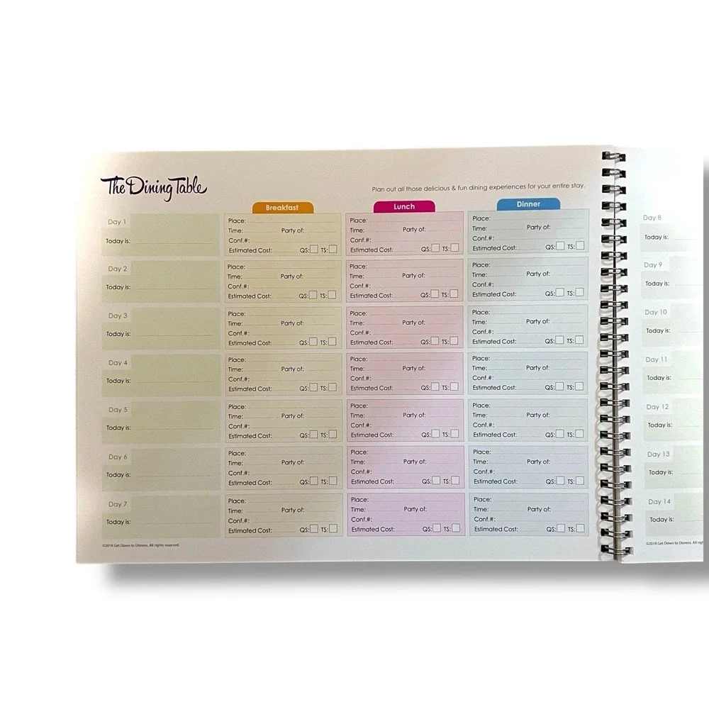 RARE‎ Disney Vacation Planner for Walt DisneyWorld Planning WDW Trip GuideAgenda